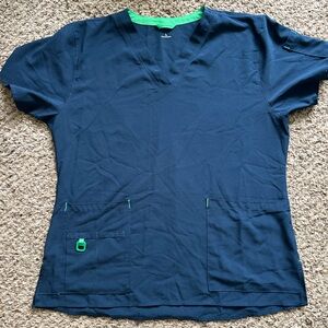 Carhartt Navy Scrub Top